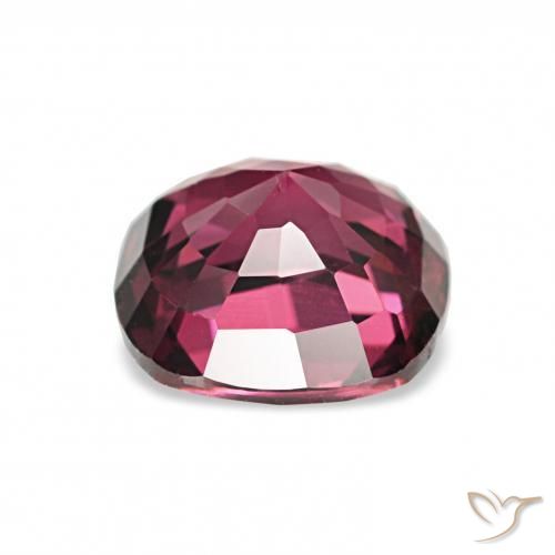 Espinela Púrpura baya natural de 1.31 ct, Forma Cojín, VVS
