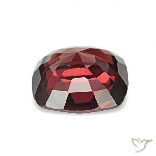 Espinela Rojo oscuro natural de 0.98 ct, Forma Cojín, VVS