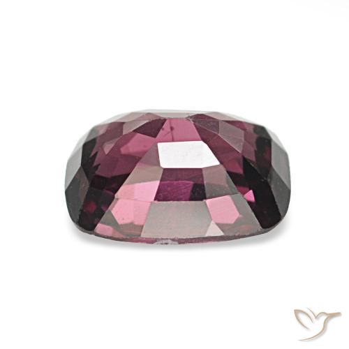 Espinela Púrpura oscuro natural de 1.14 ct, Forma Cojín, VVS