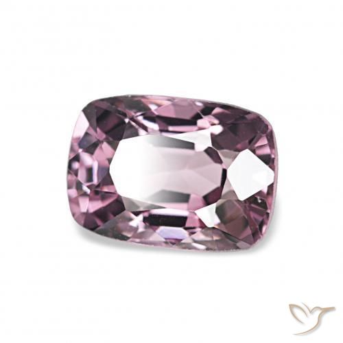 Espinela Tono malva intenso natural de 1.13 ct, Forma Cojín, VVS