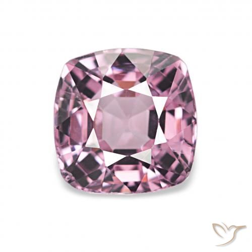 1.08ct Tono malva intenso Espinela, Forma Cojín, VVS