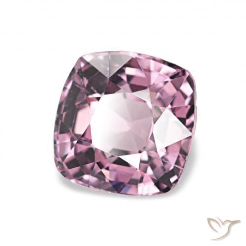 Espinela Tono malva intenso natural de 1.08 ct, Forma Cojín, VVS