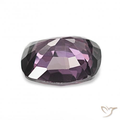 Espinela Púrpura oscuro natural de 1.63 ct, Forma Cojín, VS