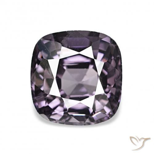 1.64ct Violeta oscuro Espinela, Forma Cojín, VS