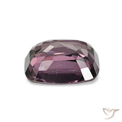 Espinela Púrpura oscuro natural de 1.76 ct, Forma Cojín, VS