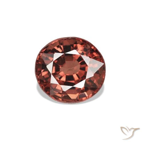 Espinela Rojo carmesí intenso natural de 0.67 ct, Ovalada, VS