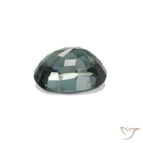 Espinela Verde medio natural de 0.66 ct, Ovalada, VS