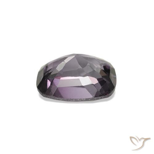 Espinela Gris prúrpura natural de 0.73 ct, Forma Cojín, VS