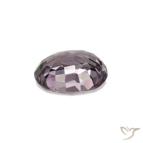 Espinela Púrpura claro natural de 0.74 ct, Ovalada, VS