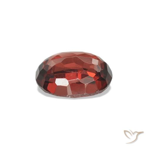 Espinela Rojo oscuro natural de 0.61 ct, Ovalada, VVS