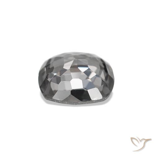 Espinela Gris medio natural de 0.73 ct, Corte Cojín, VVS