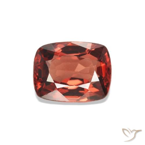 0.75ct Rojo claro Espinela, Forma Cojín, VVS