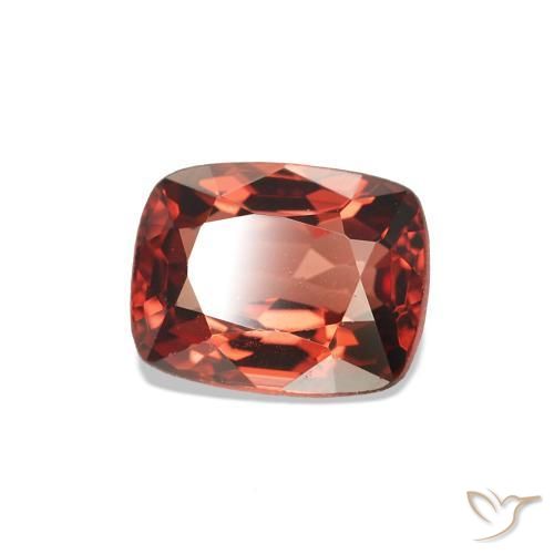 Espinela Rojo claro natural de 0.75 ct, Corte Cojín, VVS