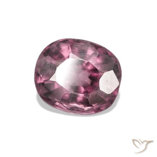 Espinela Púrpura medio natural de 0.94 ct, Corte Cojín, VVS