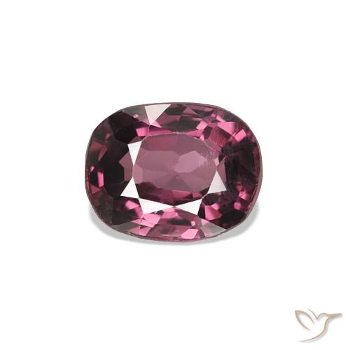 Espinela Rojo frambuesa natural de 0.64 ct, Forma Cojín, VVS