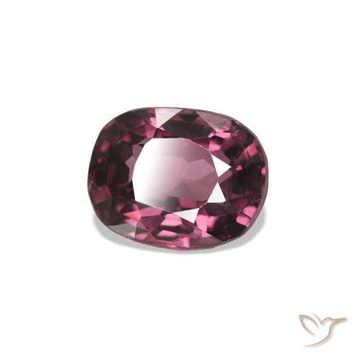 Espinela Rojo frambuesa natural de 0.64 ct, Forma Cojín, VVS