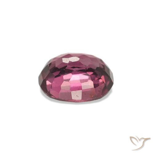 Espinela Púrpura rojizo natural de 0.61 ct, Corte Cojín, VVS