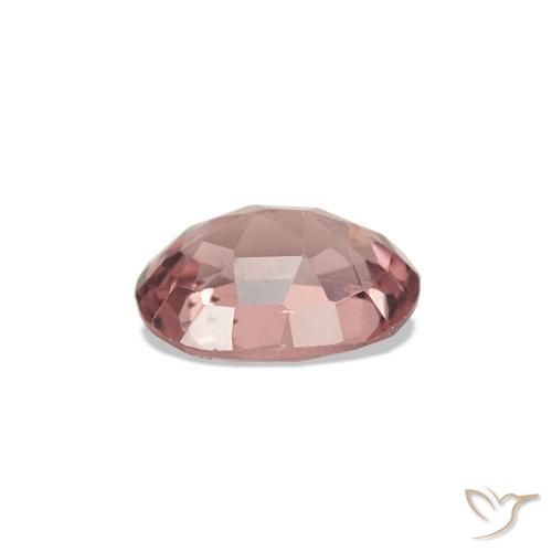 Espinela Rojo ladrillo claro natural de 0.64 ct, Ovalada, VVS-VS
