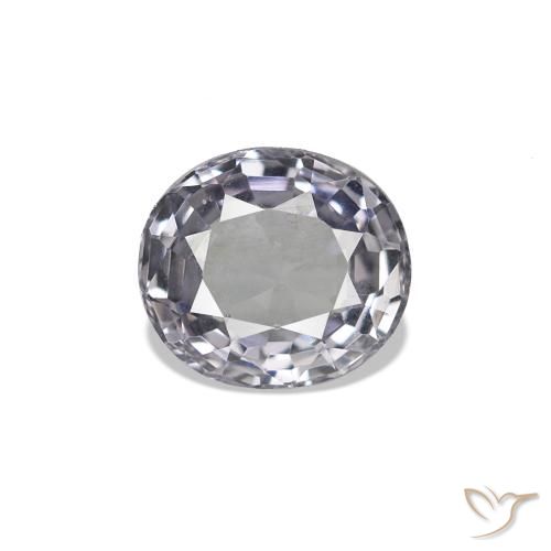 Espinela Gris acorazado natural de 0.71 ct, Ovalada, VVS-VS