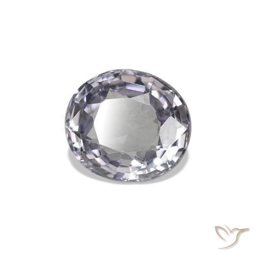 Espinela Gris acorazado natural de 0.71 ct, Ovalada, VVS-VS