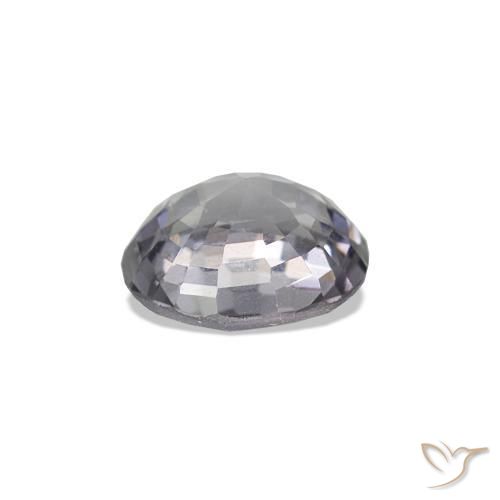 Espinela Gris acorazado natural de 0.71 ct, Ovalada, VVS-VS