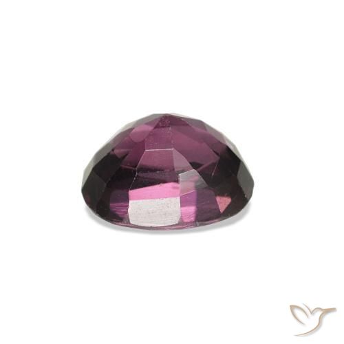 Espinela Púrpura oscuro natural de 0.68 ct, Corte Óvalo, VVS-VS