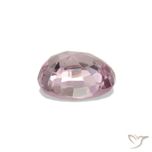 Espinela Púrpura rosáceo claro natural de 0.67 ct, Corte Óvalo, VVS-VS