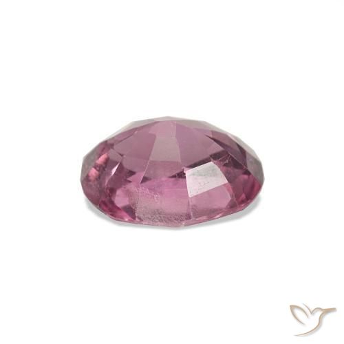 Espinela Rosado intenso natural de 0.77 ct, Corte Óvalo, VS