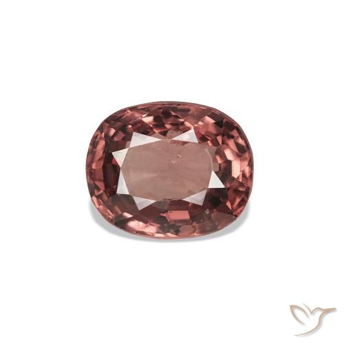 0.52ct Rojo oscuro Espinela, Forma Cojín, VVS-VS