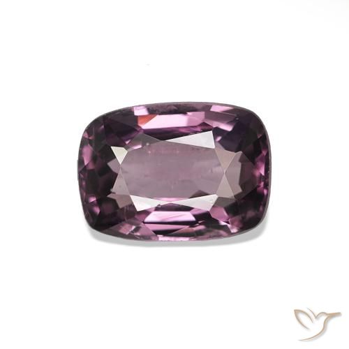 Espinela Púrpura oscuro natural de 0.83 ct, Forma Cojín, VS