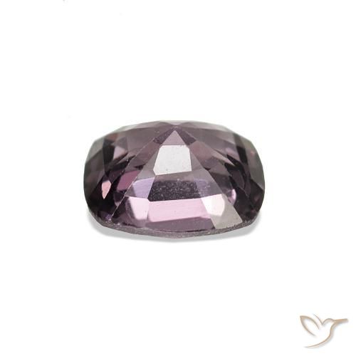 Espinela Púrpura medio natural de 0.63 ct, Corte Cojín, VS