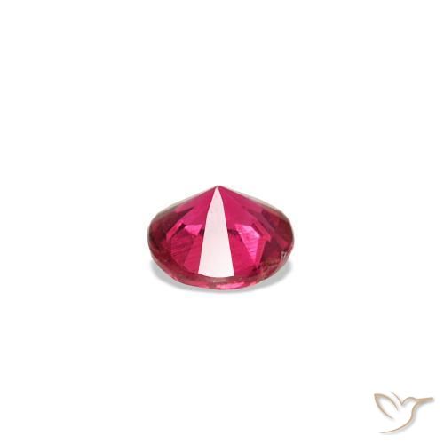 Espinela rosa natural de 0,09 ct, corte redondo, VS-SI