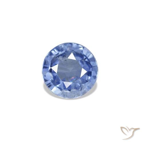 0.31ct Azul pastel Espinela, Redondo, VS