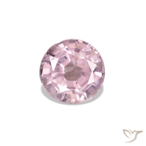 0.56ct Rosado claro Espinela, Redondo, VVS-VS