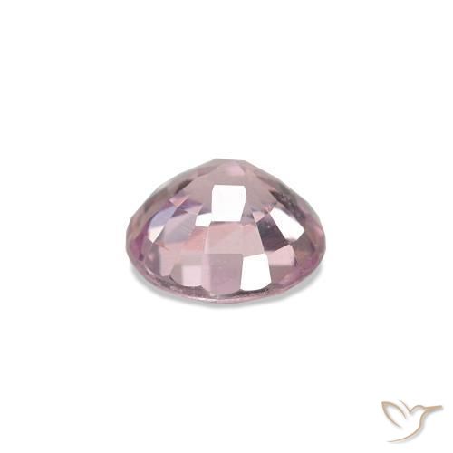 Espinela Rosado claro natural de 0.56 ct, Corte Redondo, VVS-VS