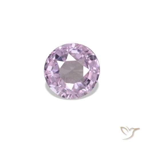 Espinela Rosado muy claro natural de 0.23 ct, Corte Redondo, VVS-VS