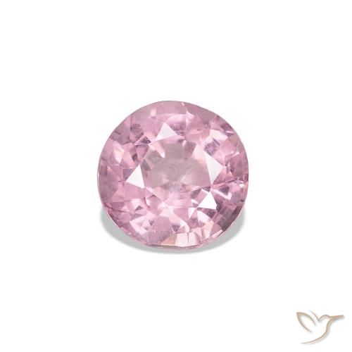 Espinela Rosado muy claro natural de 0.46 ct, Corte Redondo, VS