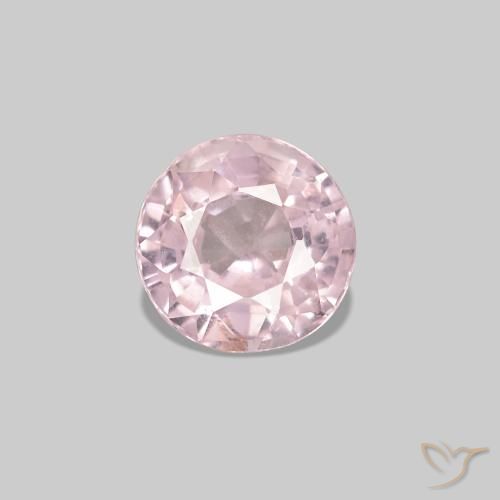 0.53ct Rosa rosado Espinela, Redondo, VS