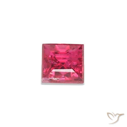 Espinela Rosado rojizo natural de 0.29 ct, Corte Baguette, VS