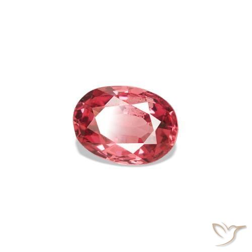 Espinela Rojo escarlata claro natural de 0.21 ct, Corte Óvalo, VVS