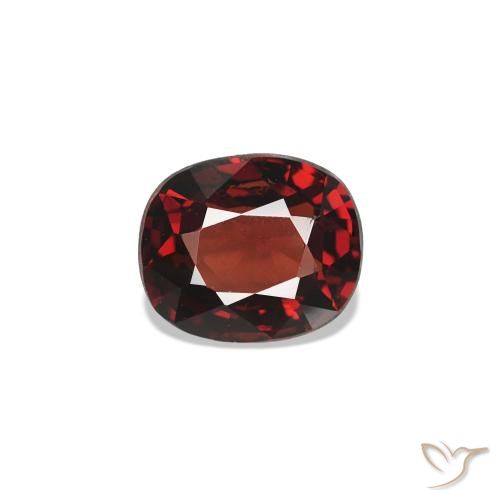 0.58ct Rojo oscuro Espinela, Forma Cojín, VVS-VS