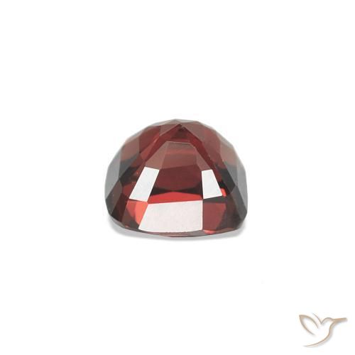 Espinela Rojo sangre intenso natural de 0.81 ct, Corte Cojín, VVS-VS