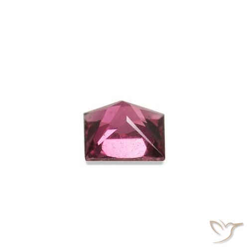 Espinela Rojo púrpura natural de 0.18 ct, Cuadrado, VVS-VS