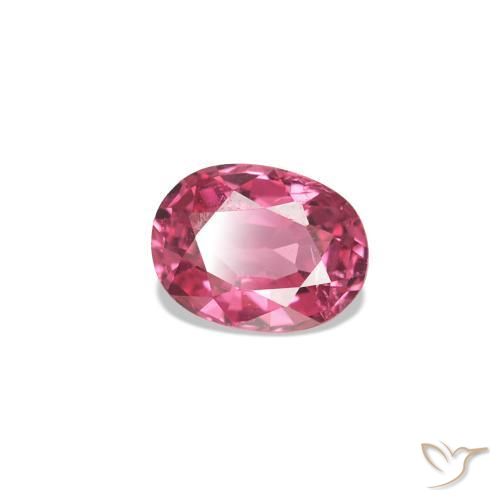 Espinela Rojo rosado natural de 0.30 ct, Corte Óvalo, VS