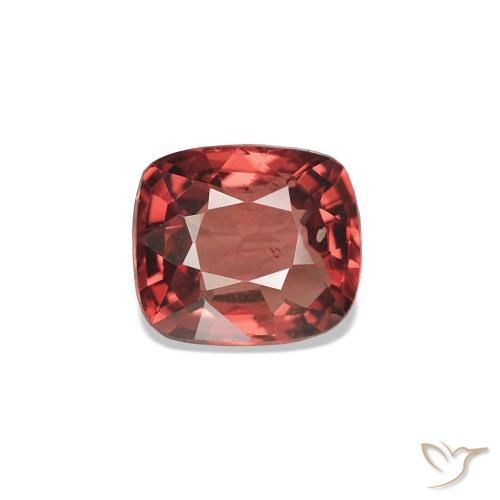 0.71ct Rojo oscuro Espinela, Forma Cojín, VS
