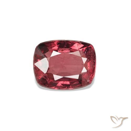 0.61ct Rojo vino intenso Espinela, Forma Cojín, VS