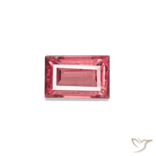 0.24ct Rosado cálido intenso Espinela, Corte Baguette, VS-SI