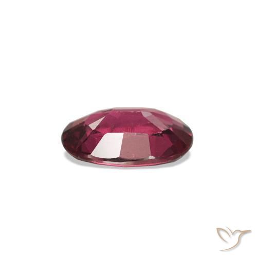 Espinela Rojo oscuro natural de 0.59 ct, Corte Óvalo, VS