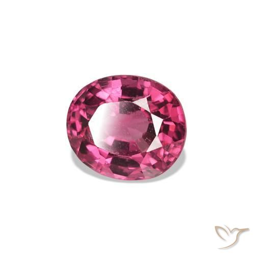 Espinela rojo natural de 0,67 ct, corte óvalo, VS