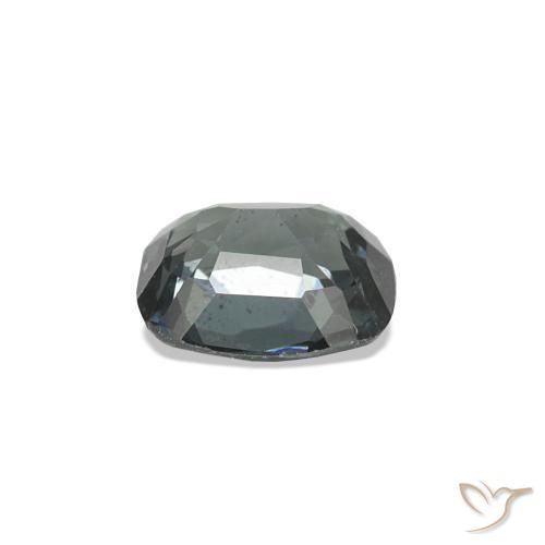 Espinela Plateado oscuro natural de 0.54 ct, Forma Cojín, VS